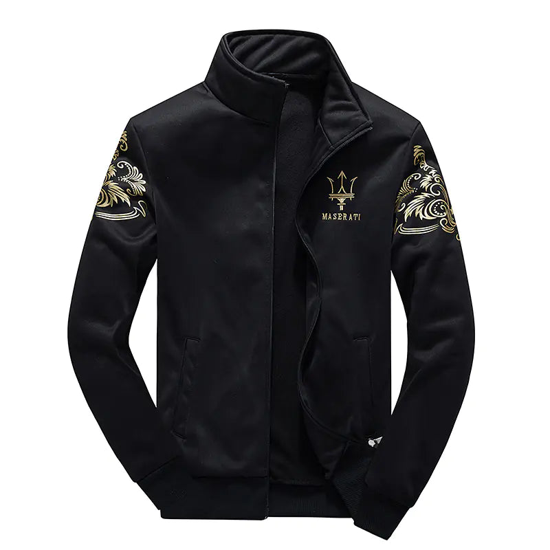 Fleece Hoodie and Men's Baseball Sports Set