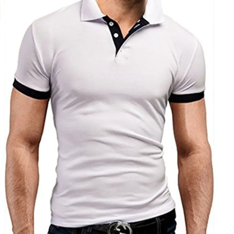Men's Fashionable Short Sleeve Polo T-Shirt