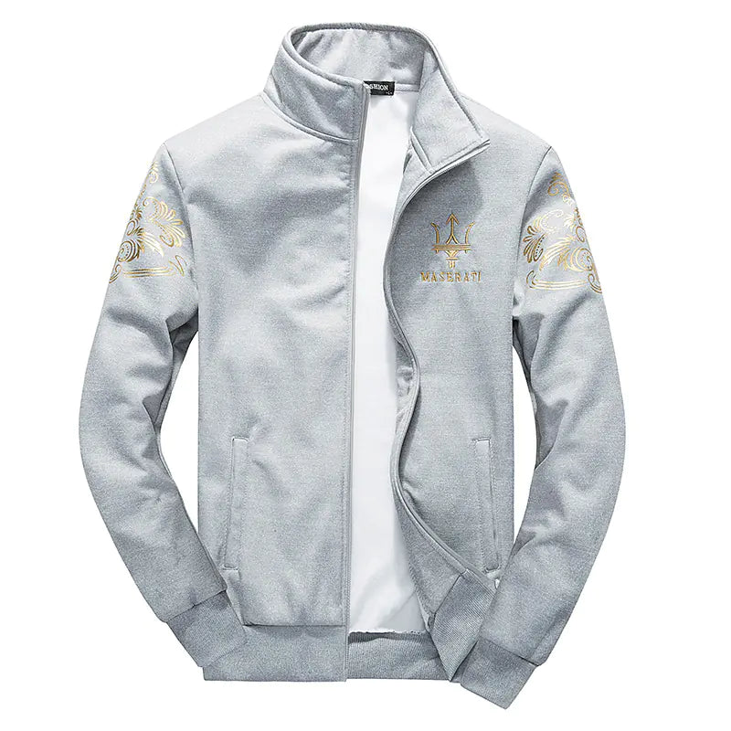 Fleece Hoodie and Men's Baseball Sports Set