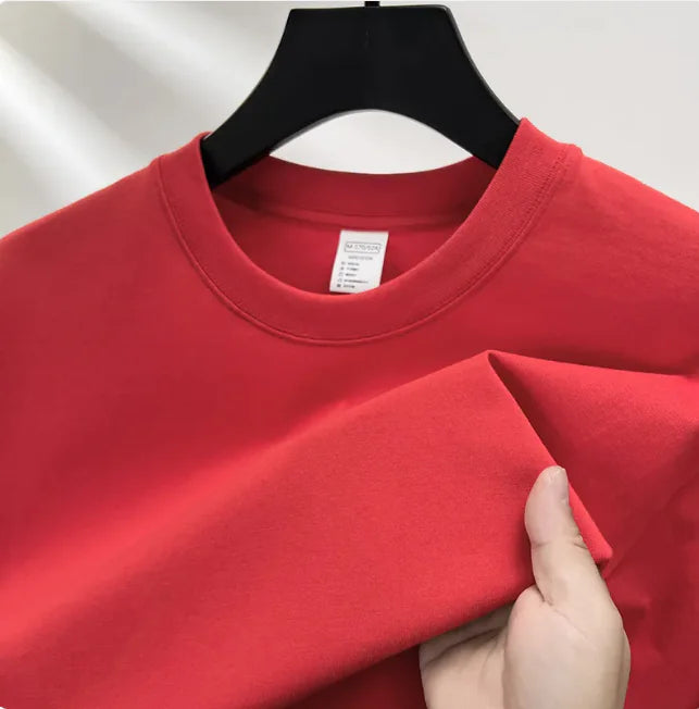 Pure Cotton Men's Essential Short-Sleeve T-Shirt