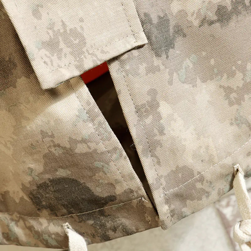 Camouflage Hooded Mens Jacket - Autumn Military Style