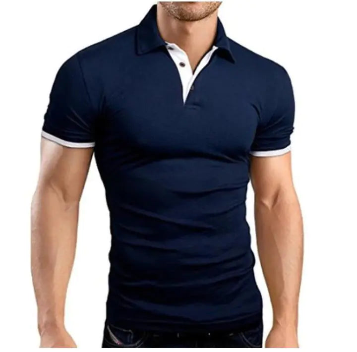 Men's Fashionable Short Sleeve Polo T-Shirt